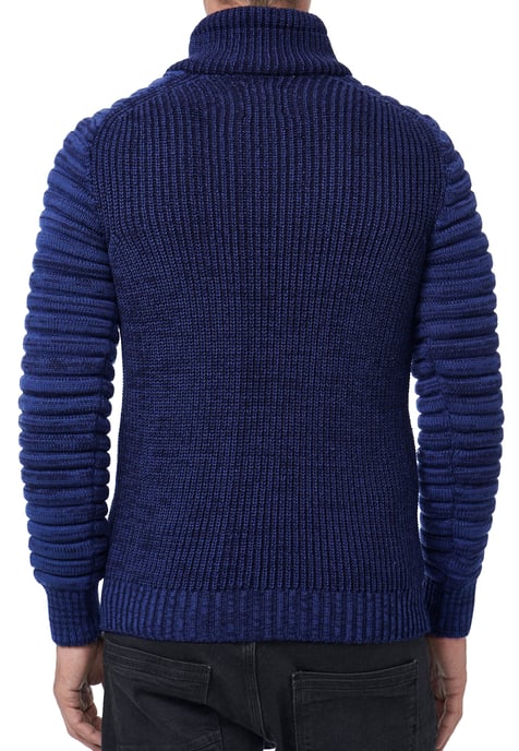 Biker Grobstrick Stehkragen-Pullover - Image 5