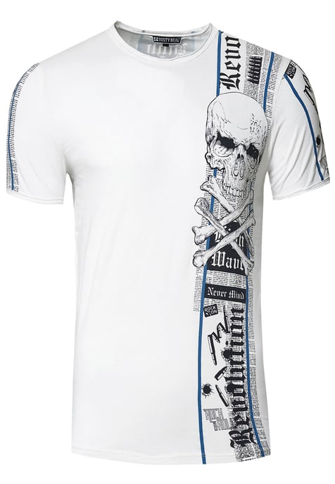 Biker T-Shirt Front & Back Printed - Image 1