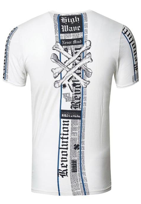 Biker T-Shirt Front & Back Printed - Image 2