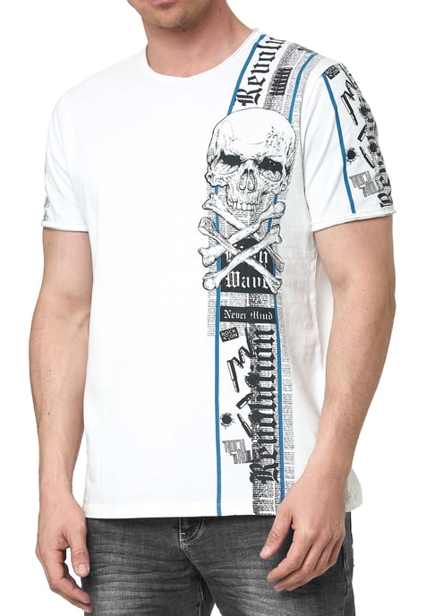 Biker T-Shirt Front & Back Printed - Image 3