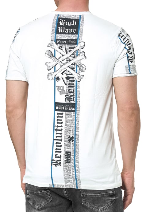 Biker T-Shirt Front & Back Printed - Image 4