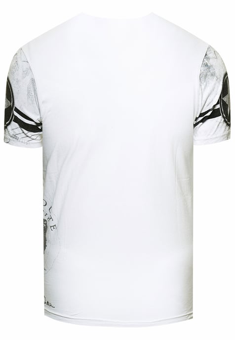 T-Shirt mit Seitlicher Knopfleiste und Logo-Print - Image 2