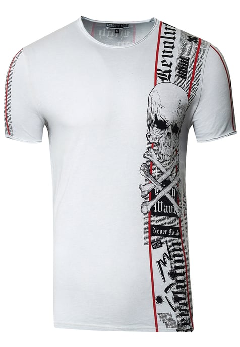 Biker T-Shirt Front & Back Printed - Image 1