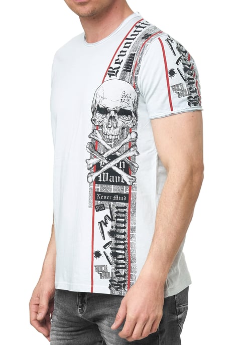 Biker T-Shirt Front & Back Printed - Image 3