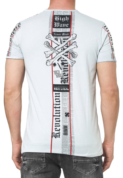 Biker T-Shirt Front & Back Printed - Image 4