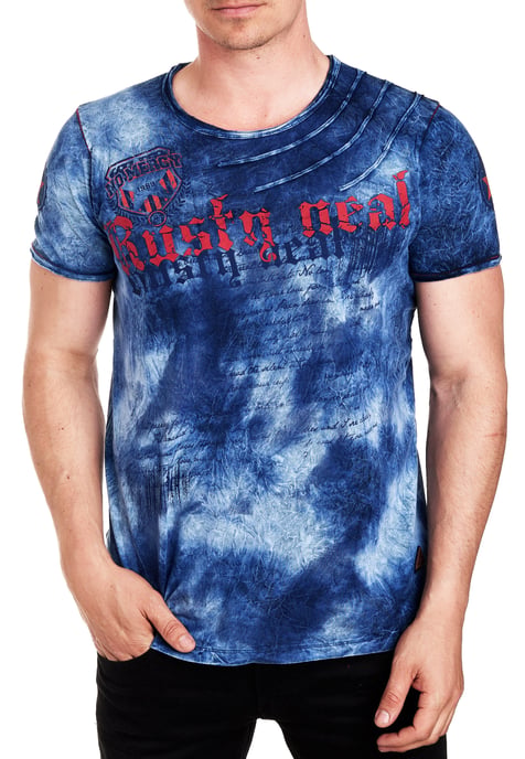 Color Tie Dye Batik T-Shirt mit Logo-Print - Image 3