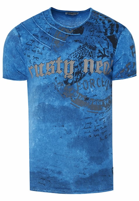 Verwaschenes T-Shirt mit Eagle-Print - Image 1