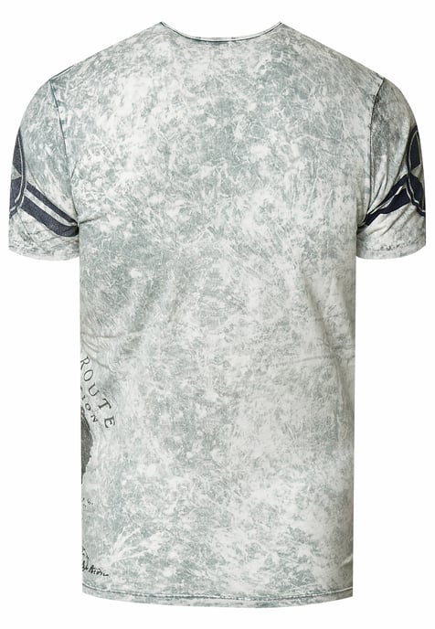T-Shirt mit Seitlicher Knopfleiste und Logo-Print - Image 2