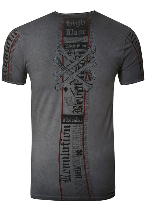 Biker T-Shirt Front & Back Printed - Image 2