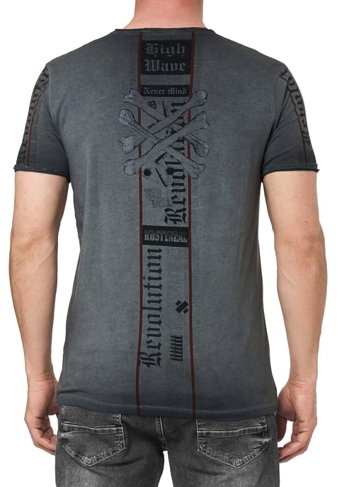 Biker T-Shirt Front & Back Printed - Image 4
