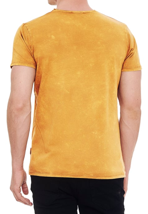 Acid Washed T-Shirt mit Prints - Image 5