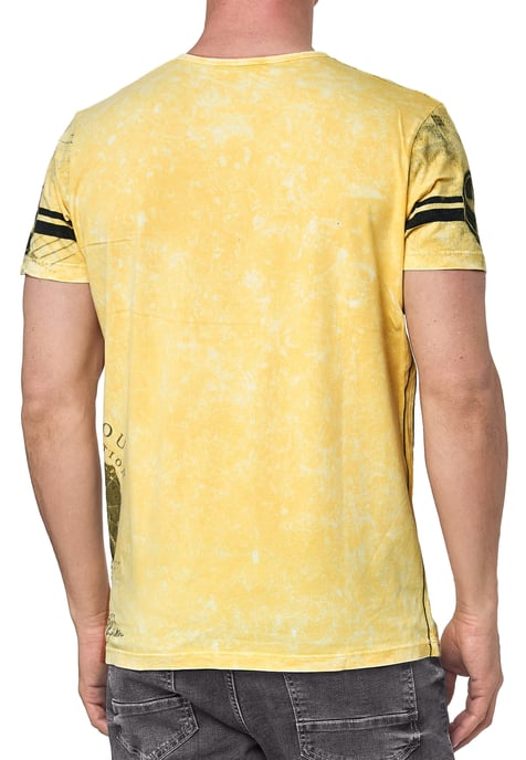 T-Shirt mit Seitlicher Knopfleiste und Logo-Print - Image 5