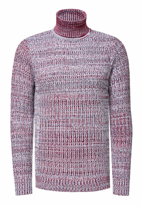 Schwerer Grobstrick Rollkragen-Pullover - Image 1