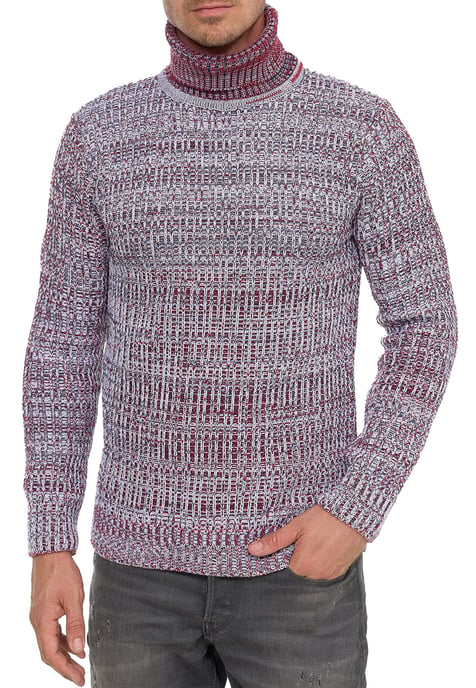 Schwerer Grobstrick Rollkragen-Pullover - Image 4