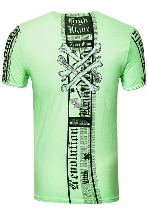 Biker T-Shirt Front & Back Printed - Image 2