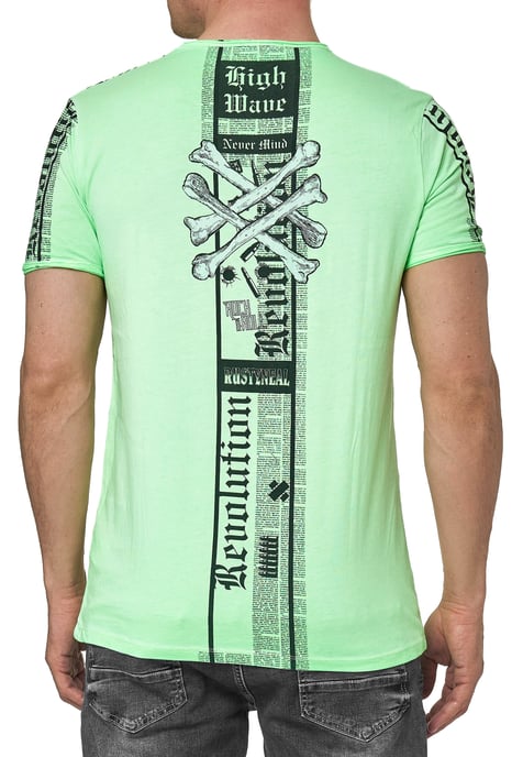 Biker T-Shirt Front & Back Printed - Image 4