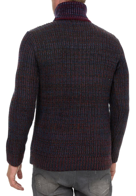 Schwerer Grobstrick Rollkragen-Pullover - Image 5