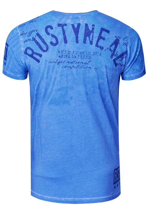 Rundhals T-Shirt mit Front & Back Prints - Image 2