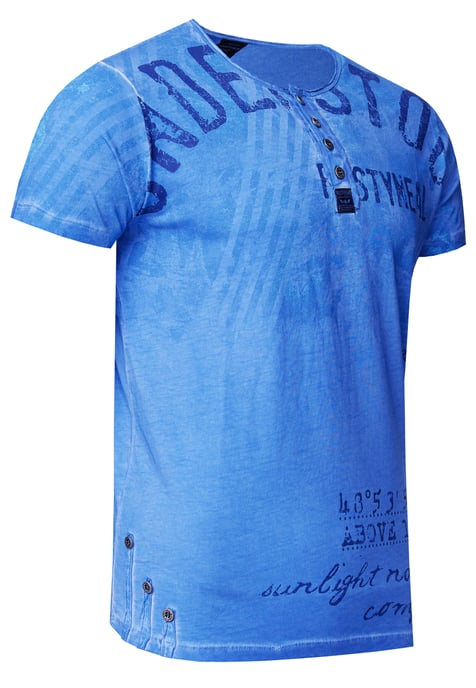 Rundhals T-Shirt mit Front & Back Prints - Image 3