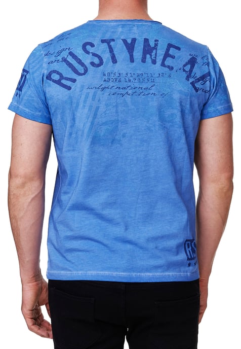 Rundhals T-Shirt mit Front & Back Prints - Image 5