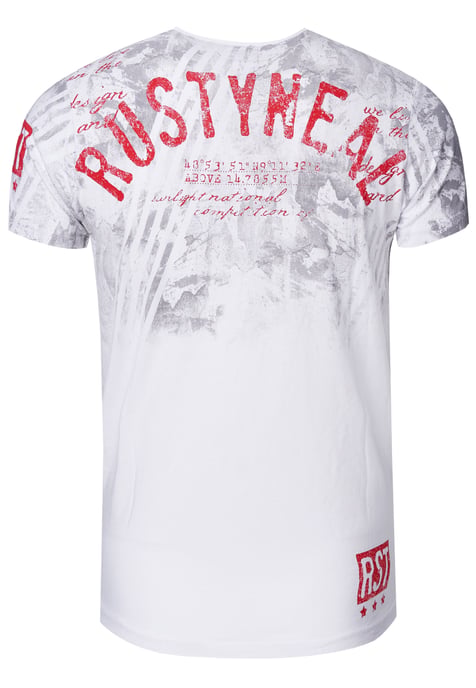 Rundhals T-Shirt mit Front & Back Prints - Image 2