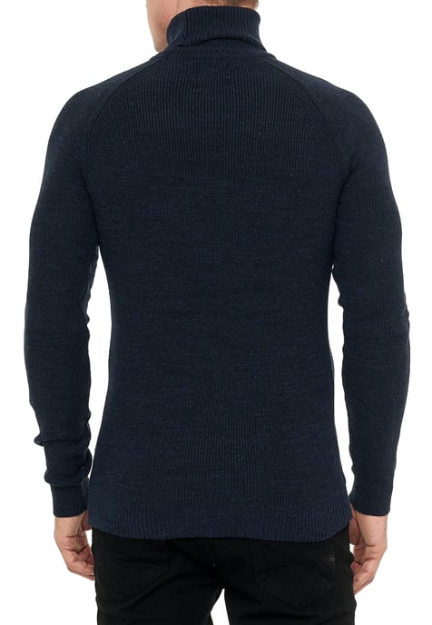 Slim Fit Feinstrick Business Rollkragen-Pullover - Image 3