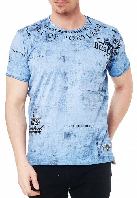 T-Shirt Verwaschen mit Prints - Image 3