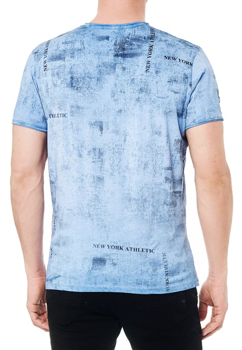 T-Shirt Verwaschen mit Prints - Image 4