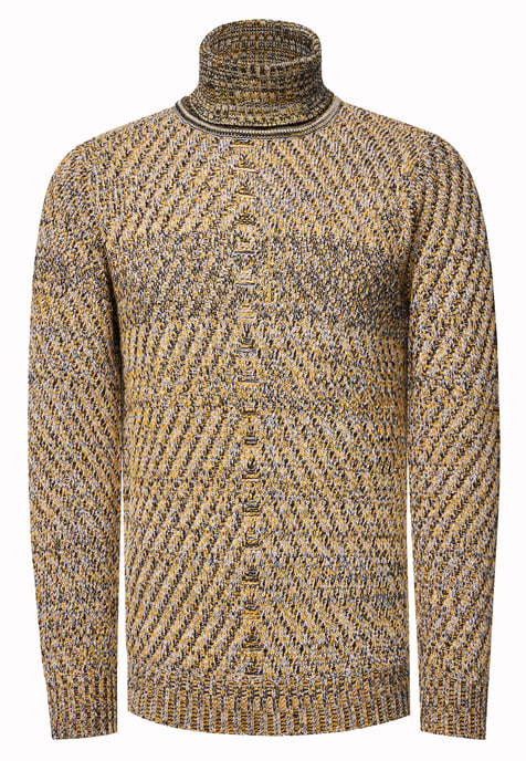 Schwerer Grobstrick Rollkragen-Pullover - Image 1
