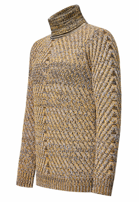 Schwerer Grobstrick Rollkragen-Pullover - Image 2