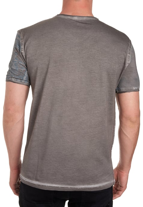 V-Neck T-Shirt mit Strass Steinen Besetzt - Image 4