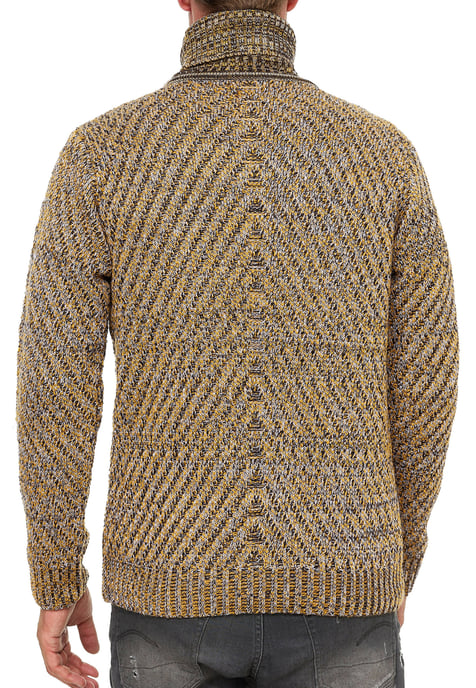 Schwerer Grobstrick Rollkragen-Pullover - Image 5
