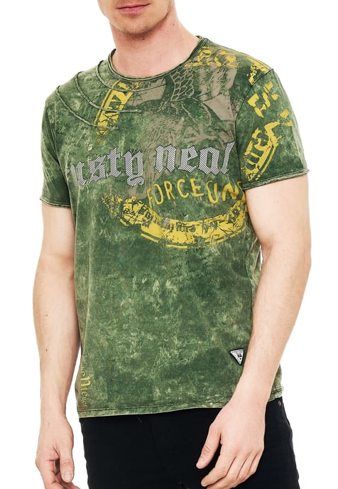 Verwaschenes T-Shirt mit Eagle-Print - Image 4