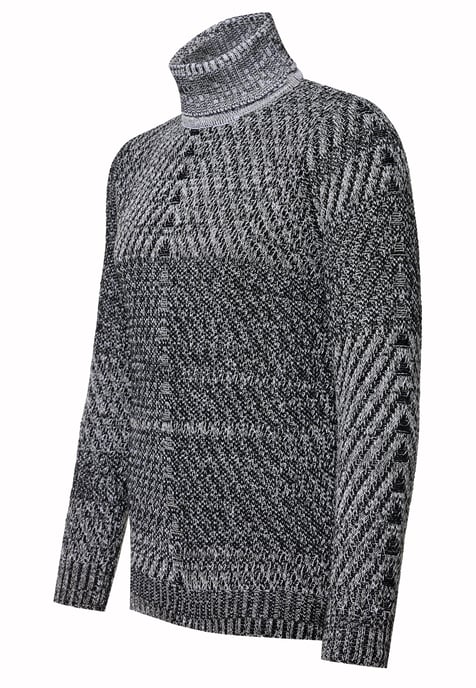 Schwerer Grobstrick Rollkragen-Pullover - Image 2