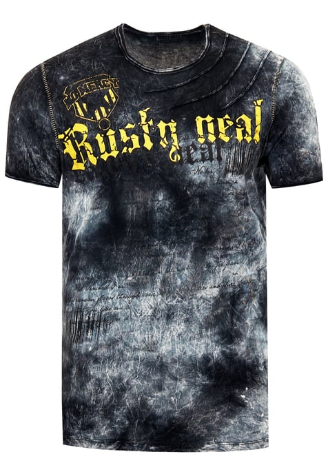 Color Tie Dye Batik T-Shirt mit Logo-Print - Image 1