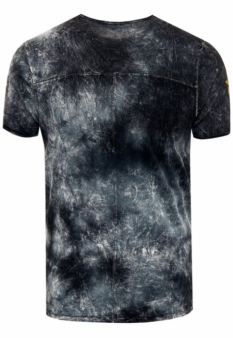 Color Tie Dye Batik T-Shirt mit Logo-Print - Image 2