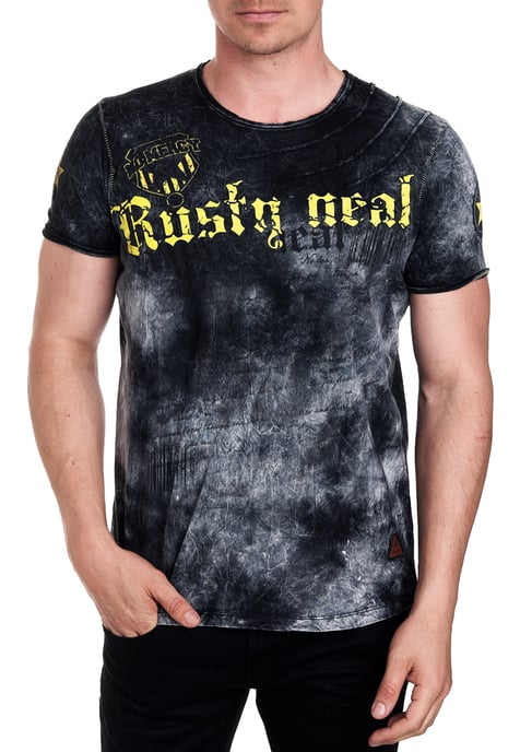 Color Tie Dye Batik T-Shirt mit Logo-Print - Image 3