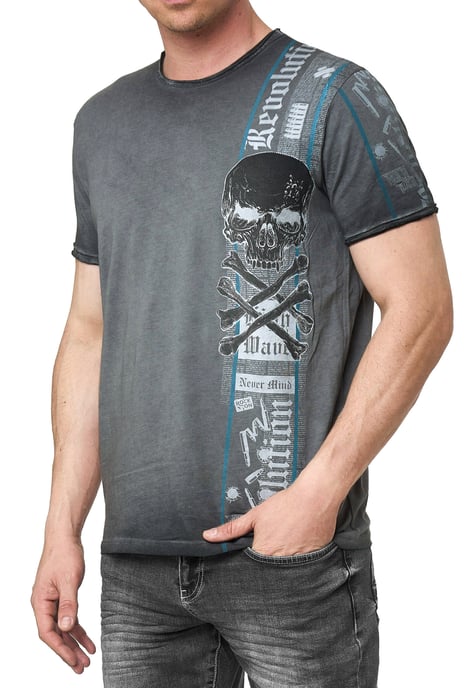 Biker T-Shirt Front & Back Printed - Image 3