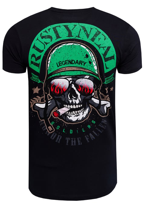 Rundhals Biker T-Shirt - Image 2