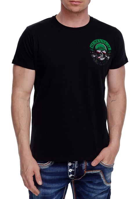 Rundhals Biker T-Shirt - Image 3