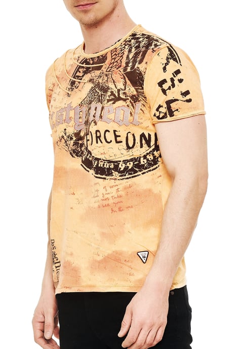 Verwaschenes T-Shirt mit Eagle-Print - Image 4