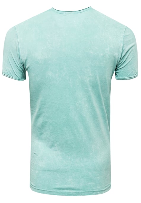 T-Shirt Verwaschen mir Front Print - Image 2