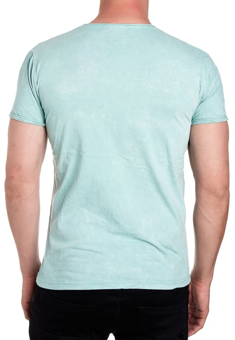 T-Shirt Verwaschen mir Front Print - Image 4