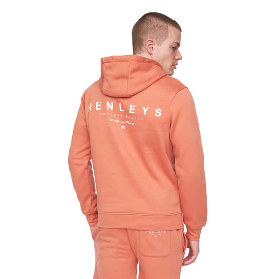 Henleys - "Metafone" Kapuzenpullover für Herren (Ziegelrot) - Image 2