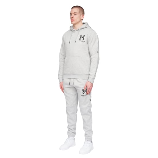 Henleys - "Tapehen" Kapuzenpullover für Herren (Grau meliert) - Image 3