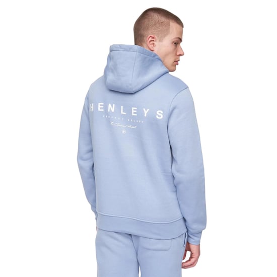 Henleys - "Metafone" Kapuzenpullover für Herren (Stahlblau) - Image 2