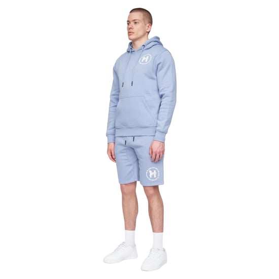 Henleys - "Metafone" Kapuzenpullover für Herren (Stahlblau) - Image 3