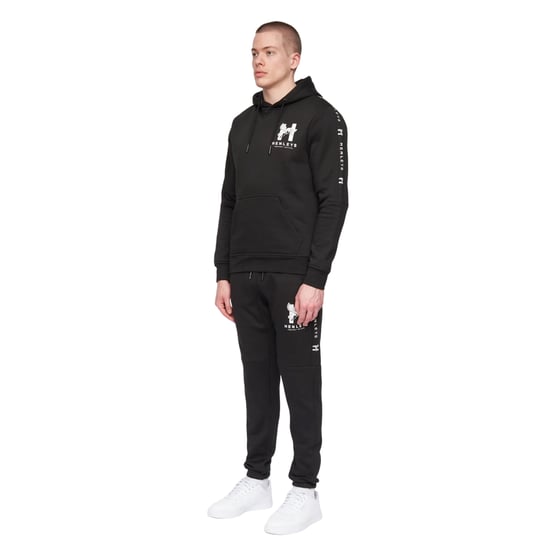 Henleys - "Tapehen" Kapuzenpullover für Herren (Schwarz) - Image 3