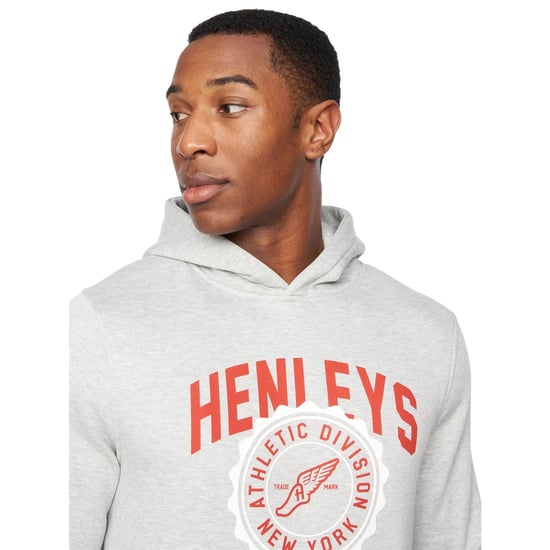 Henleys - "Tipton" Kapuzenpullover für Herren (Grau meliert) - Image 3