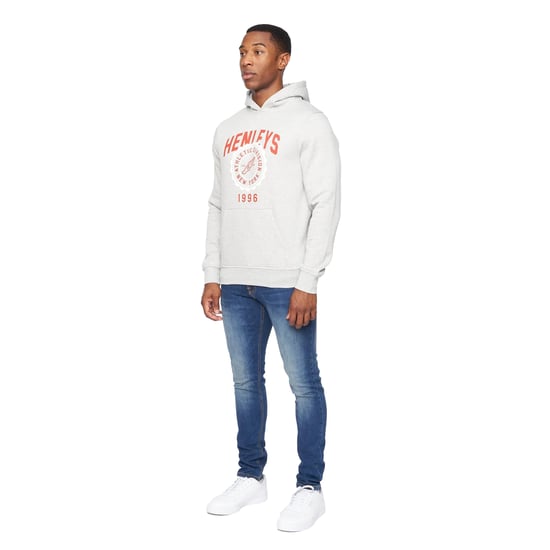Henleys - "Tipton" Kapuzenpullover für Herren (Grau meliert) - Image 4